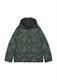 Puffer-Daunenjacke mit abnehmbarer Kapuze pine forest