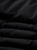 Puffer-Jacke mit abnehmbarer Kapuze black