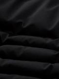 Puffer-Jacke mit abnehmbarer Kapuze black
