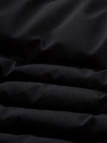 Puffer-Jacke mit abnehmbarer Kapuze black