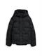 Puffer-Jacke mit abnehmbarer Kapuze black