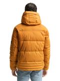 Puffer-Jacke mit abnehmbarer Kapuze peanut butter brown