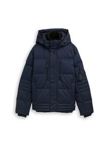 Puffer-Jacke mit abnehmbarer Kapuze sky captain blue