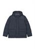 Puffer-Kapuzen-Jacke regular dark navy