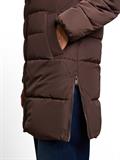 Puffer-Mantel aus wasserabweisendem Material java dark brown