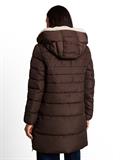 Puffer-Mantel aus wasserabweisendem Material java dark brown
