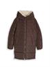 Puffer-Mantel aus wasserabweisendem Material java dark brown