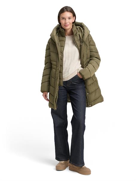 Puffer-Mantel im 2-in-1-Look jungle soil green