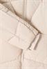 Puffer Mantel mit Cordmix teddy vanilla white