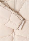 Puffer Mantel mit Cordmix teddy vanilla white