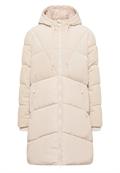 Puffer Mantel mit Cordmix teddy vanilla white