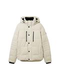 Pufferjacke mit abnehmbarer Kapuze beige alfalfa