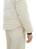 Pufferjacke mit abnehmbarer Kapuze beige alfalfa