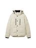 Pufferjacke mit abnehmbarer Kapuze beige alfalfa