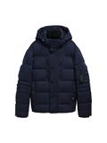Pufferjacke mit abnehmbarer Kapuze sky captain blue