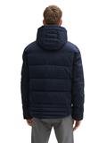 Pufferjacke mit abnehmbarer Kapuze sky captain blue