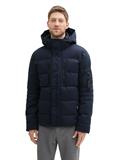 Pufferjacke mit abnehmbarer Kapuze sky captain blue