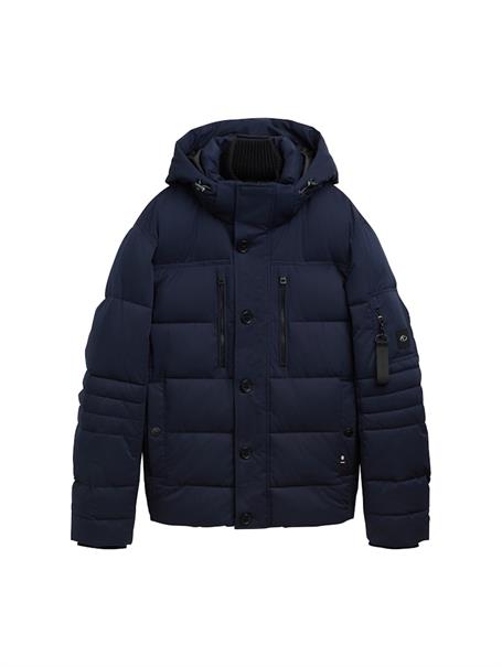 Pufferjacke mit abnehmbarer Kapuze sky captain blue