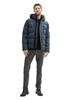 Pufferjacke mit abnehmbarer Kapuze stormy blue