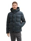 Pufferjacke mit abnehmbarer Kapuze stormy blue