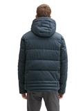 Pufferjacke mit abnehmbarer Kapuze stormy blue
