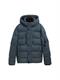 Pufferjacke mit abnehmbarer Kapuze stormy blue