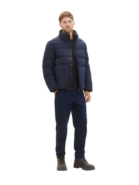 Pufferjacke mit versteckter Kapuze sky captain blue