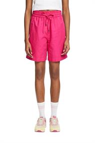 Pull-on-Shorts aus Leinen-Baumwoll-Mix pink fuchsia