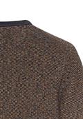 Pullover aus Baumwoll-Polyacryl-Mix mit strukturierten Oberflächen burned yellow