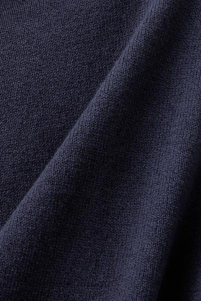Pullover aus Baumwolle-Leinen-Mix navy