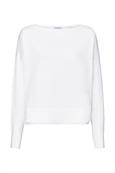 Pullover aus Baumwolle-Leinen-Mix white