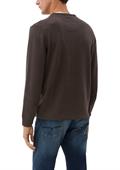 Pullover aus Feinstrick braun2