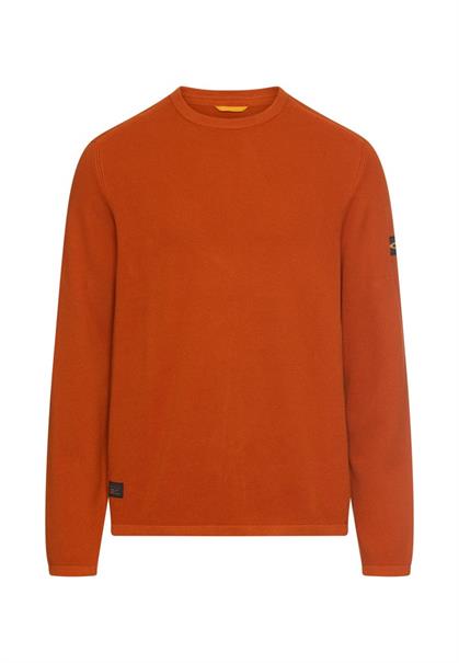 Pullover aus reiner Baumwolle cinnamon