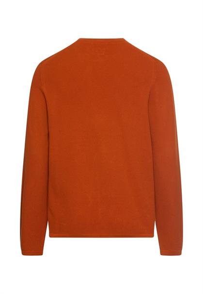 Pullover aus reiner Baumwolle cinnamon