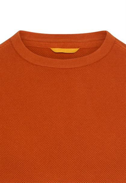 Pullover aus reiner Baumwolle cinnamon