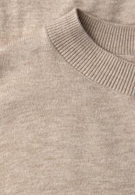 Pullover im Feinstrick buffed beige mel.