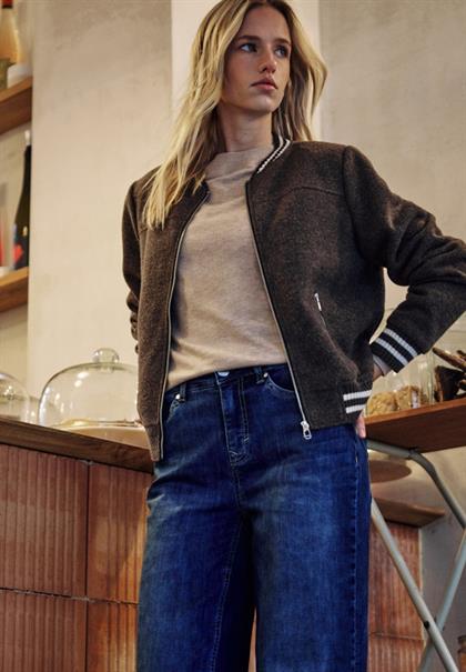 Pullover im Feinstrick buffed beige mel.