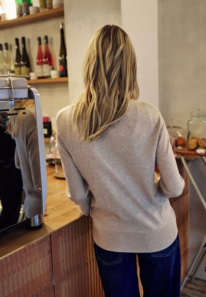 Pullover im Feinstrick buffed beige mel.