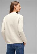 Pullover im Grobstrick cream white melange