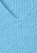 Pullover im Grobstrick light aquamarine blue mel.