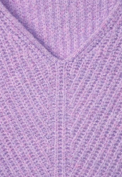 Pullover im Grobstrick soft pure lilac melange