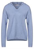 Pullover im Hoodie Style seaside blue melange