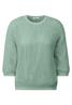 Pullover im Häkel-Optik matcha green
