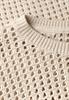 Pullover im Häkel-Optik pearl beige mel.