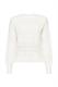 Pullover im Lochstrick off white