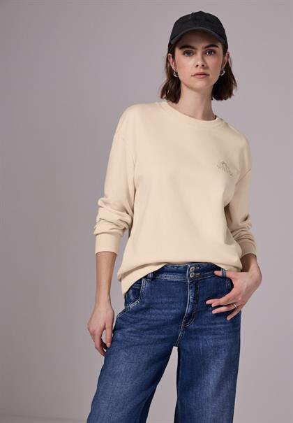 Pullover im Loose Fit mellow vanilla