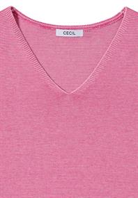 Pullover im Two-Tone-Look mit V-Neck mellow rose