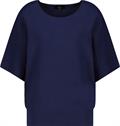 Pullover in Linksstrick navy blue
