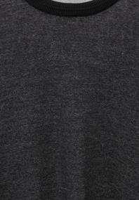 Pullover in Two Tone Optik black