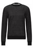 Pullover in Two Tone Optik black